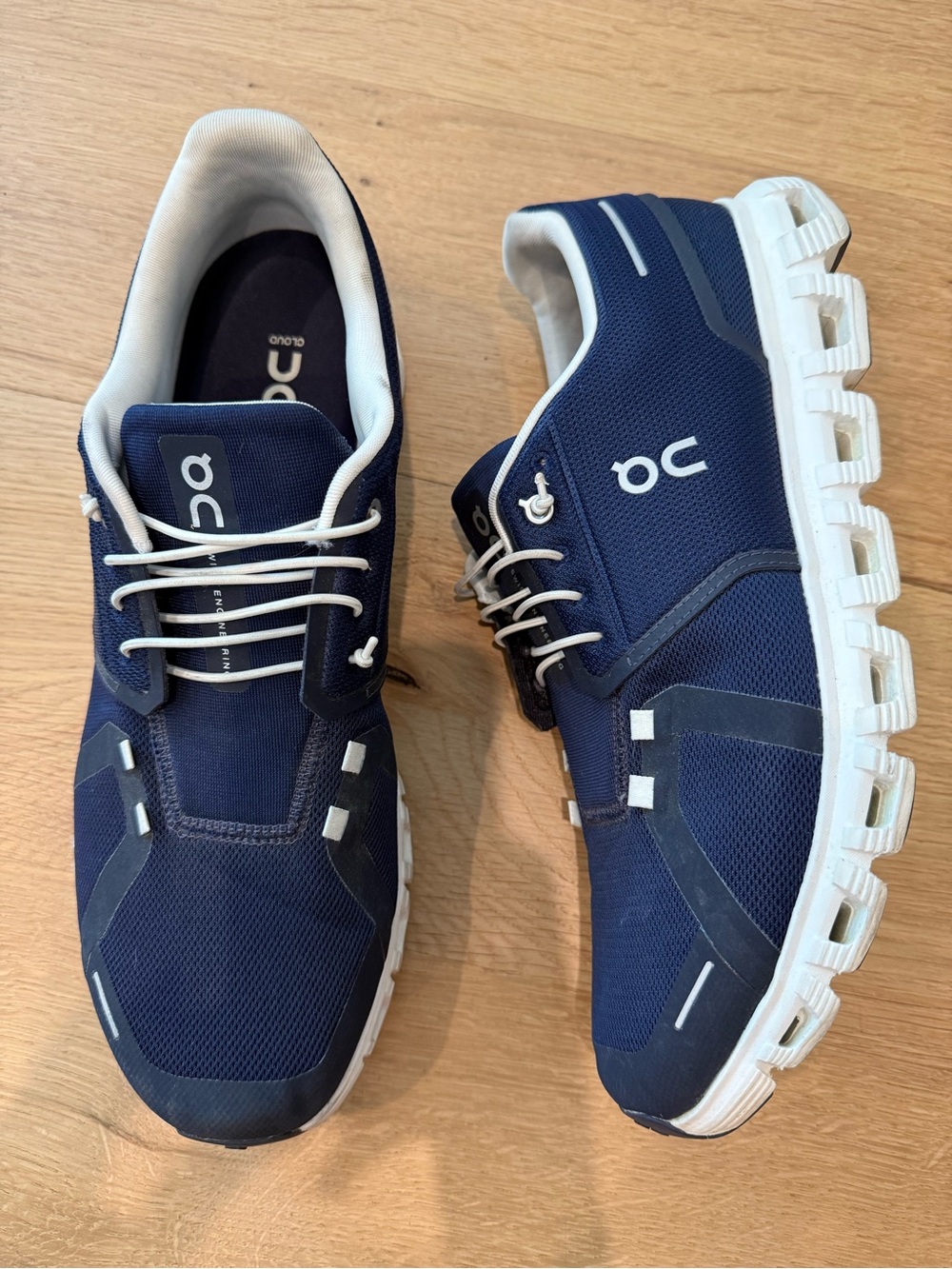 On Running Cloud Men's Running Shoes  Navy blue white size 13